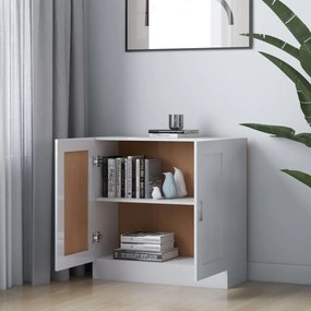 Estante 82,5x30,5x80 cm derivados de madeira branco brilhante