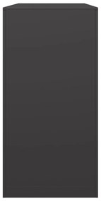 Suporte para lenha 100x40x80 cm aço preto