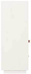 Aparador alto 67x40x108,5 cm pinho maciço branco