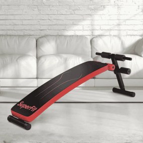 Banco ajustável exercicios de treino dobrável Banco para alongamentos para casa, ginásio, escritório Vermelho