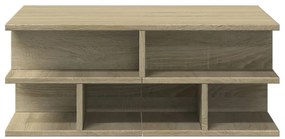 Mesa de centro 70x70x29 cm contraplacado carvalho sonoma