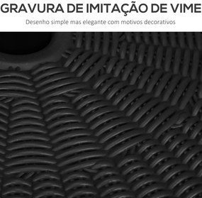Base para Chapéu de Sol Redondo Suporte para Chapéu de Sol Recarregáve