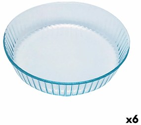 Molde para o Forno Pyrex Classic Redondo Transparente 27 X 27 X 6 cm (6 Unidades)