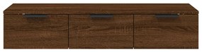 Armário parede 102x30x20 cm derivados madeira carvalho castanho