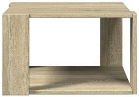 Mesa de centro 51,5x51,5x30cm derivados madeira carvalho sonoma