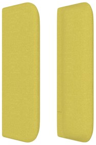 Cabeceira de cama c/ abas tecido 83x16x78/88 cm verde