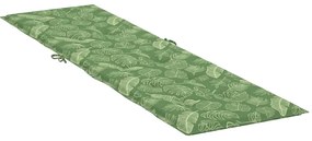 Almofadão p/ cadeira de terraço tecido oxford padrão folhas
