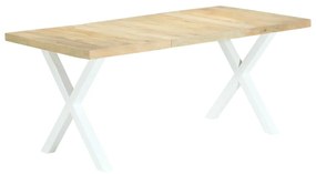 Mesa de jantar 180x90x76 cm madeira de mangueira maciça - 249897