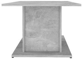 Mesa de centro 102x55,5x40 cm contraplacado cinzento cimento