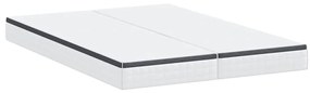 Colchões 2 pcs Branco, Cinza 70 x 200 cm Tecido Tricotado