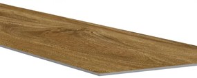 Painel de parede c/ aspeto de madeira 2,06 m² PVC castanho
