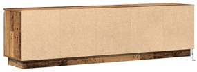 Armário de TV com LED Madeira Velha 180x38x49 cm Madeira de Engenharia