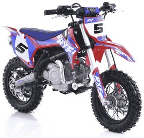 Mini MOTO Crianças CROSS Gasolina automática 50cc Apollo RXF 10/10" Vermelha