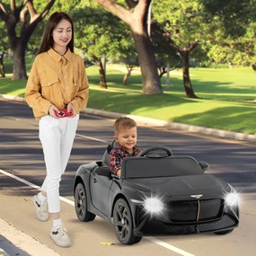 Trator elétrico infantil 2 em 1 com reboque e carro de brinquedo elétrico com controle remoto - vermelho
