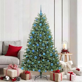 vidaXL Árvore de Natal Articulada Artificial Verde 180 cm PVC e Metal
