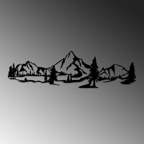 Acessório Decorativo de Parede Landscape 4 – Preto – 20 x 70 cm