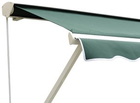 Toldo de Janela com Angulo Ajustável - 180x70cm - Verde