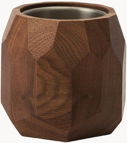 Vaso/porta-lápis em madeira de nogueira Geometric Pot