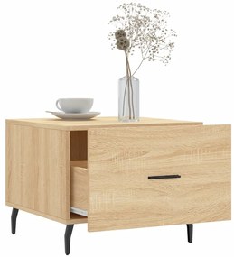 Mesas de centro 2 pcs 50x50x40cm deriv. madeira carvalho sonoma