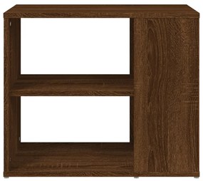 Móvel de apoio 60x30x50 cm derivados madeira carvalho castanho