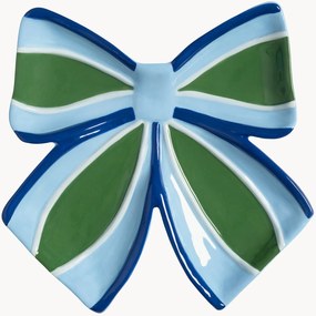 Prato de servir em dolomite pintado à mão Ribbon