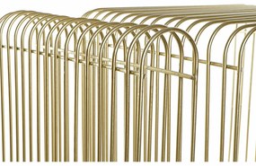 Porta-revistas DKD Home Decor Metal Dourado (50 x 40 x 39 cm)