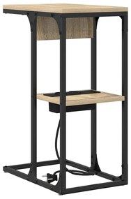 Mesa-de-cabeceira Carvalho Sonoma 41.5 x 26 x 60.5 cm