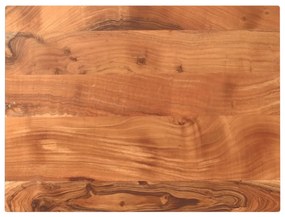 vidaXL Tampo de mesa retangular 90x70x2,5 cm madeira de acácia maciça