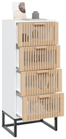 Aparador alto 40x30x95 derivados de madeira branco