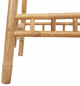 Mesa de bar para exterior redondo Ø55x100 cm bambu
