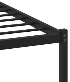 Cama sem colchão com cabeceira 90x190 cm carvalho castanho