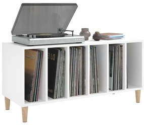 Armário para discos 100x38x48 cm derivados de madeira branco