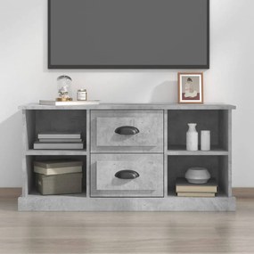 Móvel TV 99,5x35,5x48 cm derivados de madeira cinzento cimento