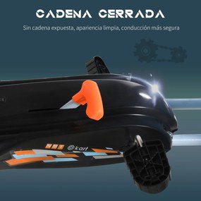 Go kart de pedais para crianças acima de 3 anos com freio assento ajus