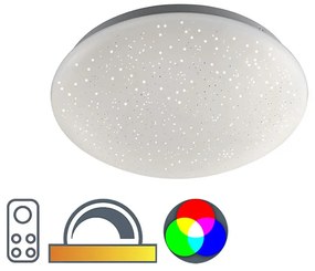 Plafon moderno branco efeito-estrela LED - BEX Moderno