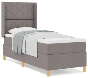 Cama Box com Colchão Taupe 80 x 200 cm