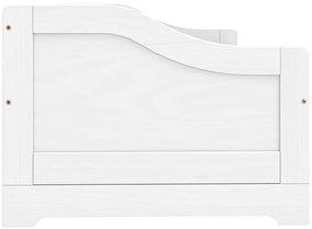 Sofá-cama com 3 gavetas 90x200 cm madeira de pinho maciça IRUN
