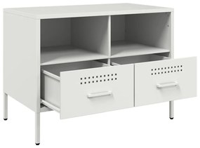 Móvel de TV 68x39x50,5 cm aço branco