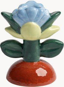 Castiçal pintado à mão Blume