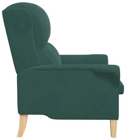 Poltrona Verde Escura Verde-escuro Poltrona de tamanho padrão