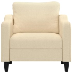 Poltrona 60 cm tecido cor creme