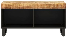 Móvel de TV 85x33x43,5 cm madeira de mangueira maciça
