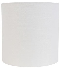 Abajur de tecido branco 25/25/25