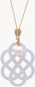 Colar banhado a ouro com pérolas Furla Fancy