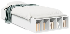 Estrutura de cama 90x190 cm derivados de madeira branco