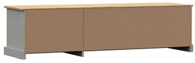 Móvel de TV VIGO 156x40x40 cm madeira de pinho maciça cinzento