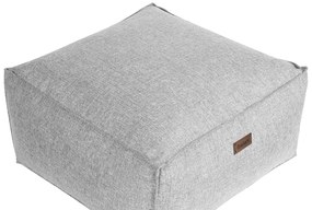 Pufe cinzento 50 x 30 cm MUKKI Beliani