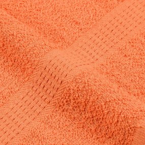 Toalhas de banho 10 pcs 100x150 cm 360 gsm 100% algodão laranja