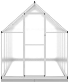 Estufa com estrutura base 334x169x202 cm alumínio prateado