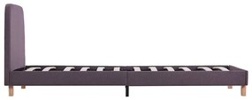 Estrutura de cama sem colchão 90x190 cm tecido